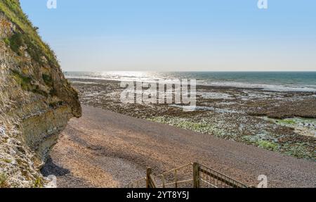 Paysage côtier autour de Saint Léonard, commune du département de la Seine-maritime en région Normandie dans le nord de la France Banque D'Images