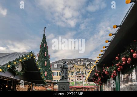 Marché de Noël de Bonn Banque D'Images