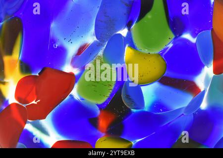 Verre coloré Banque D'Images