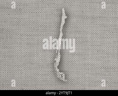 La carte du Chili sur le linge ancien Banque D'Images