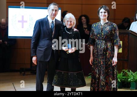 Milan, Italie. 07 décembre 2024. Emilia Lodigiani lors de la cérémonie de remise des ambrogini d'or Milan, 02 décembre 2024 (photo de Gian Mattia D'Alberto /LaPresse) crédit : LaPresse/Alamy Live News Banque D'Images