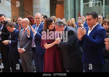 Madrid, 03/12/2024. Royal Post Office. Célébration de la Journée de la Constitution au siège de la CAM présidée par Isabel Díaz Ayuso. Photo : Jaime García. ARCHDC. Crédit : album / Archivo ABC / Jaime García Banque D'Images