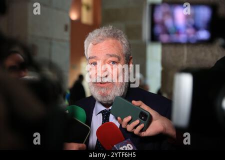 Madrid, 03/12/2024. Royal Post Office. Célébration de la Journée de la Constitution au siège de la CAM présidée par Isabel Díaz Ayuso. Photo : Jaime García. ARCHDC. Crédit : album / Archivo ABC / Jaime García Banque D'Images