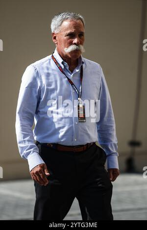 CAREY Chase (états-unis), ancien Président-directeur général du Formula One Group FOG, portrait lors du Grand Prix de formule 1 Etihad Airways Abu Dhabi 2024, 24ème manche du Championnat du monde de formule 1 2024 du 6 au 8 décembre 2024 sur le circuit de Yas Marina, à Abu Dhabi, aux Émirats arabes Unis Banque D'Images