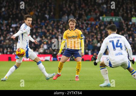 Leeds, Royaume-Uni. 07 décembre 2024. Liam Thompson du comté de Derby lors du Leeds United FC vs Derby County FC Skybet EFL Championship match à Elland Road, Leeds, Angleterre, Royaume-Uni le 7 décembre 2024 Credit : Every second Media/Alamy Live News Banque D'Images