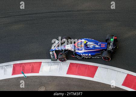 Yas Marina, Abu Dhabi. 07 décembre 2024. 12/7/2024 - Yuki Tsunoda (JPN) - Visa Cash App RB F1 Team - RB VCARB01 - Honda RBPT lors de la session du samedi du Grand Prix de formule 1 Etihad Airways Abu Dhabi 2024, Yas Marina, Abu Dhabi 6-8 décembre 2024 (photo par Alessio de Marco/Sipa USA) crédit : Sipa USA/Alamy Live News Banque D'Images