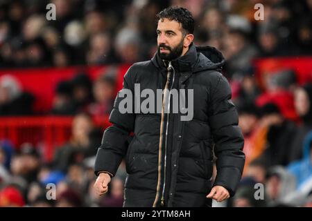 Manchester, Royaume-Uni. 07 décembre 2024. Ruben Amorim Manager de Manchester United lors du match de premier League Manchester United vs Nottingham Forest à Old Trafford, Manchester, Royaume-Uni, le 7 décembre 2024 (photo de Craig Thomas/News images) à Manchester, Royaume-Uni le 7/12/2024. (Photo de Craig Thomas/News images/SIPA USA) crédit : SIPA USA/Alamy Live News Banque D'Images