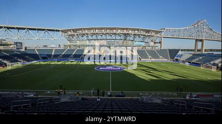 CHESTER, PA, États-Unis - 19 OCTOBRE 2024 : MLS match entre Philadelphia Union et le FC Cincinnati au Subaru Park. ***USAGE ÉDITORIAL SEULEMENT*** Banque D'Images