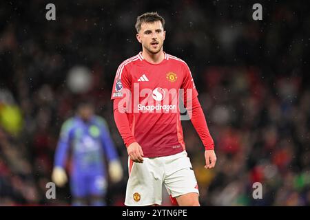 Manchester, Royaume-Uni. 07 décembre 2024. Old Trafford MANCHESTER, ANGLETERRE - DÉCEMBRE 07 : Mason Mount of Man. United lors du match de premier League 2024/25 Matchweek 15 entre Manchester United FC et Nottingham Forest FC à Old Trafford le 07 décembre 2024 à Manchester, Angleterre. (Richard Callis/SPP) crédit : photo de presse sportive SPP. /Alamy Live News Banque D'Images