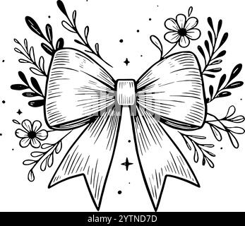 Bow clipart élément vectoriel transparent fond, vecteur Illustration de Vecteur
