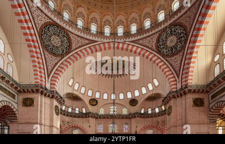 Mosquée Suleymaniye, Istanbul, Turkiye Banque D'Images