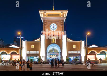 1er décembre 2024 : marché central de Saigon, également connu sous le nom de marché Ben Thanh, l'une des premières structures survivantes à Saigon, au Vietnam. C'est aussi une impor Banque D'Images