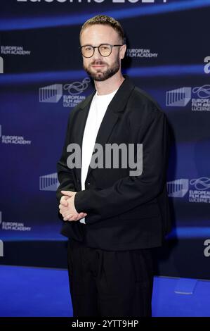 Andrei Gnyot BEI der Verleihung des 37. Europäischen Filmpreises 2024 im Kultur- und Kongresszentrum Luzern. Lucerne, 07.12.2024 *** Andrei Gnyot lors de la présentation 37 des European film Awards 2024 au Lucerne culture and Convention Center Lucerne, 07 12 2024 Foto:xs.xGabschx/xFuturexImagex efa 4266 Banque D'Images