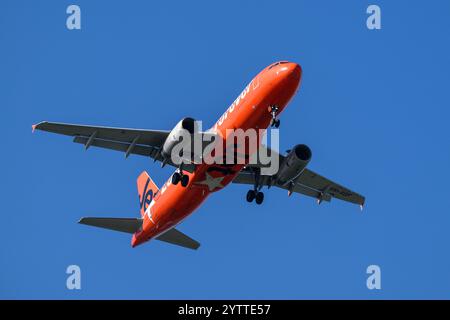 Jetstar Airlines Airbus A320 arrivée Banque D'Images