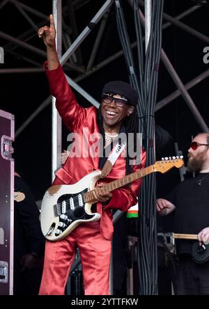 nile rodgers Preforming au TK Maxx présente Southampton Summer sessions Banque D'Images