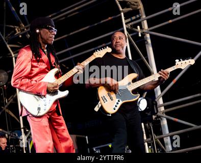 nile rodgers Preforming au TK Maxx présente Southampton Summer sessions Banque D'Images