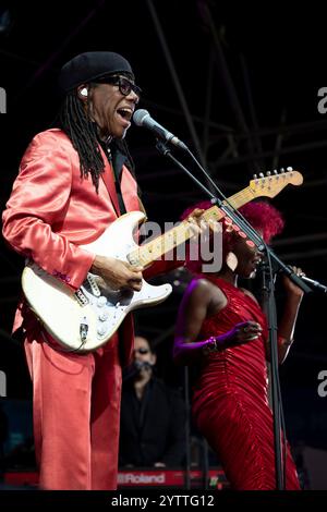 nile rodgers Preforming au TK Maxx présente Southampton Summer sessions Banque D'Images