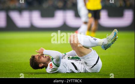 Mönchengladbach, Allemagne. 07 décembre 2024. Joe Sally (BMG) Borussia Mönchengladbach - Borussia Dortmund 07.12.2024 Copyright (nur für journalistisc Banque D'Images