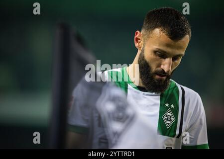 Mönchengladbach, Allemagne. 07 décembre 2024. Franck Honorat (BMG) an der Eckfahne Borussia Mönchengladbach - Borussia Dortmund 07.12.2024 Copyright ( Banque D'Images