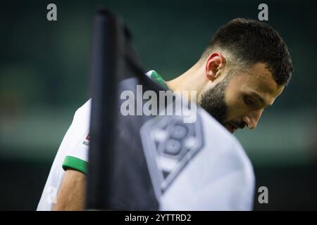 Mönchengladbach, Allemagne. 07 décembre 2024. Franck Honorat (BMG) an der Eckfahne Borussia Mönchengladbach - Borussia Dortmund 07.12.2024 Copyright ( Banque D'Images