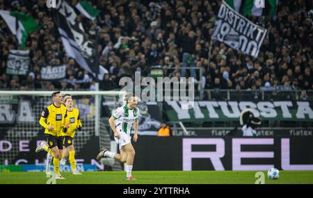 Mönchengladbach, Allemagne. 07 décembre 2024. Rocco Reitz (BMG) Borussia Mönchengladbach - Borussia Dortmund 07.12.2024 Copyright (nur für journalistis Banque D'Images