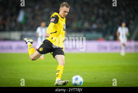 Mönchengladbach, Allemagne. 07 décembre 2024. Maximilian Beier (BVB) Borussia Mönchengladbach - Borussia Dortmund 07.12.2024 Copyright (nur für journal Banque D'Images