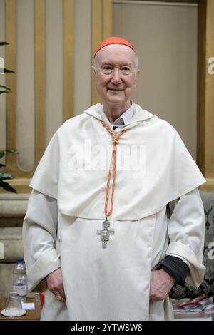 VATICAN-REL 7 décembre 2024 Palais apostolique - salle de bénédiction son Eminence le Cardinal Timothée Peter Joseph Radcliffe, OP, théologien lors de la visite de courtoisie. Banque D'Images