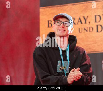 DORTMUND, Allemagne. 7 décembre 2024. Tom Ferenc au German film and Comic Con, une convention de fans de deux jours crédit : Markus Wissmann/Alamy Live News Banque D'Images