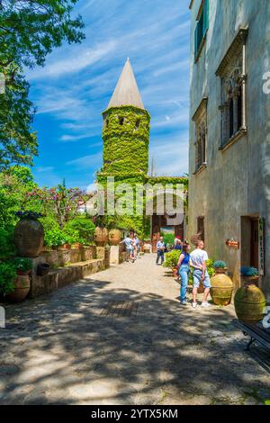 Villa Cimbrone Gardens, Ravello, Côte amalfitaine, Campanie, Italie, Europe. Banque D'Images