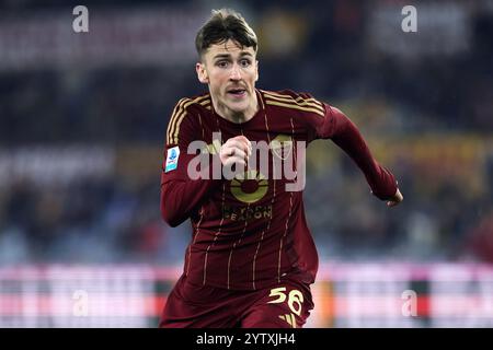 Rome, Italie. 7e DIC, 2024. Alexis Saelemaekers de Roma en action lors du championnat italien Serie A match de football entre L'AS Roma et l'US Lecce Banque D'Images