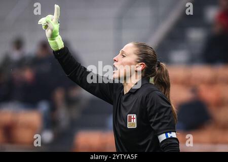 Laura GIULIANI de l'AC Milan lors du 39 championnat d'Italie féminin Serie A match de football entre l'AC Milan et le FC Internazionale le 8 décembre 2024 au stade San Siro de Milan, Italie Banque D'Images