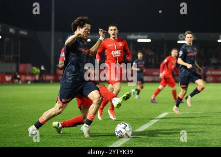Almere, pays-Bas. 08 décembre 2024. ALMERE, 08-12-2024, Yanmar Stadium, saison 2024/2025, Néerlandais Eredivisie Football. Crédit : Pro Shots/Alamy Live News Banque D'Images
