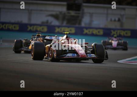 Abu Dhabi, eau. 07 décembre 2024. Carlos Sainz de l'écurie Scuderia Ferrari F1 Team pendant le jour de la course. Ahmad Al Shehab/Alamy Live News. Banque D'Images