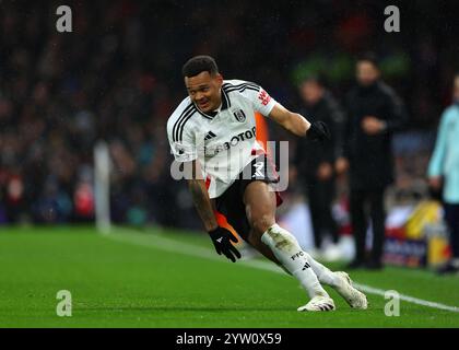 Craven Cottage, Fulham, Londres, Royaume-Uni. 8 décembre 2024. Premier League Football, Fulham contre Arsenal ; Rodrigo Muniz de Fulham Credit : action plus Sports/Alamy Live News Banque D'Images