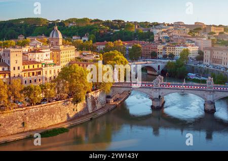 Paysage urbain Rome Italie Banque D'Images