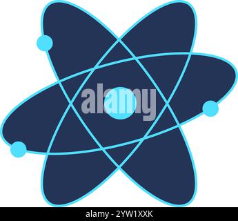 Symbole de l'atome de l'an 2000 Illustration de Vecteur