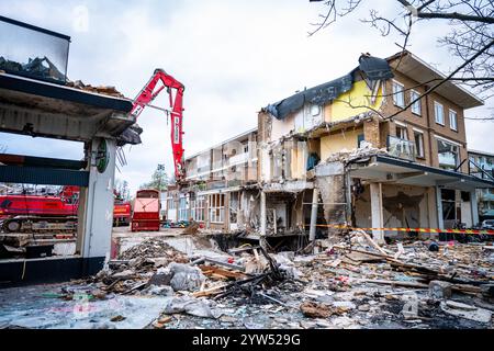 DEN HAAG - dégâts majeurs sur le Tarwekamp, deux jours après les explosions. Les deux explosions ont causé de grands ravages et détruit plusieurs maisons. Six corps ont été retrouvés jusqu'à présent. ANP JOSH WALET pays-bas Out - belgique Out Banque D'Images