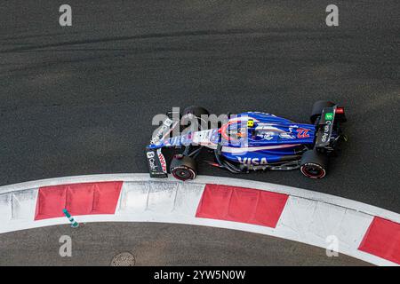 Yas Marina, Rieti, Abu Dhabi. 7 décembre 2024. Yuki Tsunoda (JPN) - Visa Cash App RB F1 Team - RB VCARB01 - Honda RBPT.pendant la session du samedi du Grand Prix 2024 d'Etihad Airways Abu Dhabi, Yas Marina, Abu Dhabi 6-8 décembre 2024 (crédit image : © Alessio de Marco/ZUMA Press Wire) USAGE ÉDITORIAL SEULEMENT! Non destiné à UN USAGE commercial ! Banque D'Images