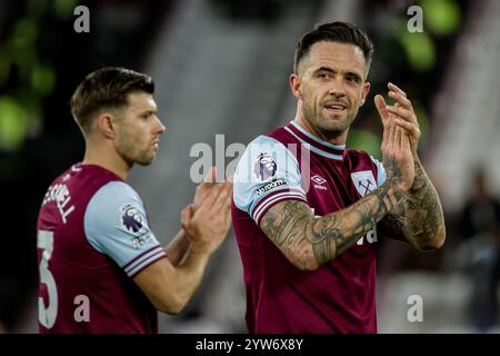 Londres, Royaume-Uni. 09th Dec, 2024. Londres, Angleterre, 09 décembre 2024 : Danny ings (18 West Ham) après le match de premier League entre West Ham et Wolverhampton Wanderers au London Stadium à Londres, en Angleterre. (Pedro Porru/SPP) crédit : SPP Sport Press photo. /Alamy Live News Banque D'Images