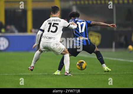 Milan, Italie, Italie. 6 décembre 2024. Tajon Buchanan de l'Inter FC en action lors du match de football italien Serie A entre l'Inter FC et Parme Calcio 1913 le 6 décembre 2024 au stade Giuseppe Meazza San Siro Siro à Milan, Italie. Inter FC Internazionale et Parma Calcio 1913 series A match le 6 décembre 2024 au stade Giuseppe Meazza San Siro Siro de Milan, Italie. Inter FC Internazionale et Parma Calcio 1913 série A match le 6 décembre 2024 au stade Giuseppe Meazza San Siro Siro à Milan, Italie (crédit image : © Tiziano Ballabio/Pacific Press via ZUMA Press Wire) USAGE ÉDITORIAL UNIQUEMENT Banque D'Images