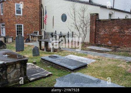 Tombe du soldat inconnu de la guerre d'indépendance, Alexandrie, Virginie, États-Unis. Banque D'Images