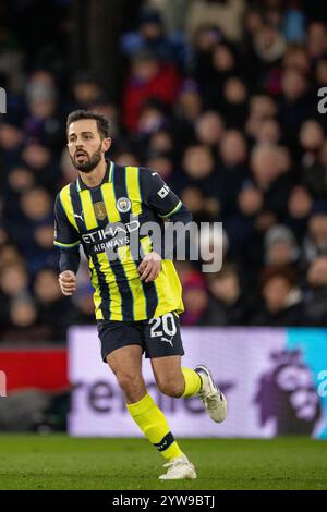 LONDRES, ANGLETERRE - 7 DÉCEMBRE : Bernardo Silva de Manchester City lors du match de premier League entre Crystal Palace FC et Manchester City FC en se Banque D'Images