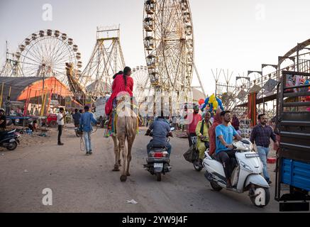 Camel Pushkar Fair Banque D'Images