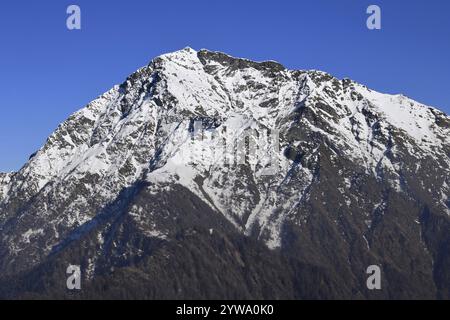 Sommet du Mont Legnone, Valtellina, Lombardie, Italie, Europe Banque D'Images