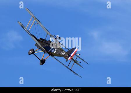 Un avion de chasse biplan SE5a WW1 de la RAF Banque D'Images