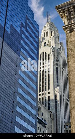 Horizon de Columbus Ohio, y compris la Leveque Tower / Hotel USA 2024 Banque D'Images