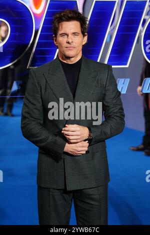 James Marsden assiste à la première de Sonic the Hedgehog 3, au Cineworld Leicester Square à Londres. Date de la photo : mardi 10 décembre 2024. Photo PA. Le crédit photo devrait se lire : Ian West/PA Wire Banque D'Images