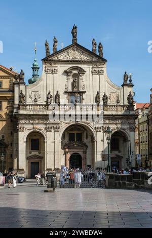 Église François d'assise, Prague, Tchéquie, République tchèque. Banque D'Images