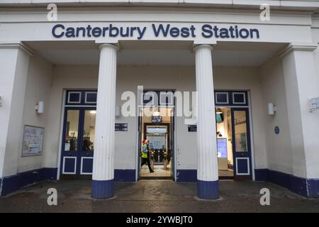 Canterbury West Station, Canterbury, Kent, Angleterre Banque D'Images