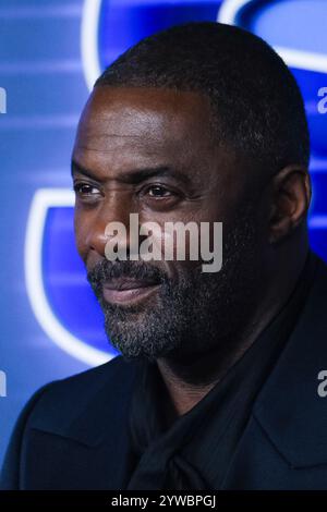 Londres, Royaume-Uni. 10 décembre 2024. Idris Elba photographié lors de la première britannique de Sonic the Hedgehog 3. Photo de Julie Edwards./Alamy Live News Banque D'Images